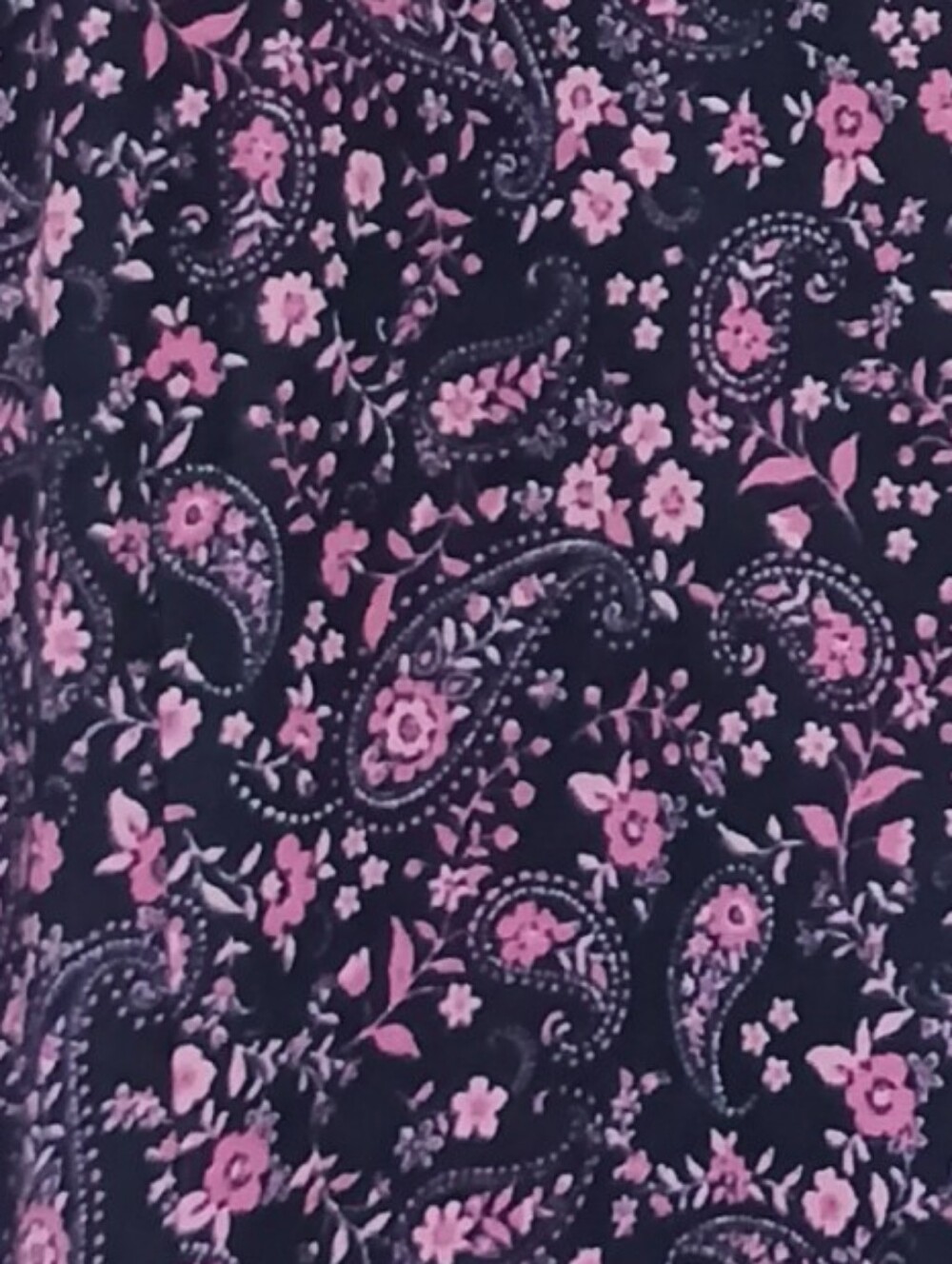 J. Jill Rayon Blend Floral Paisley Jersey Knit Midi Dress - Picture 5 of 8
